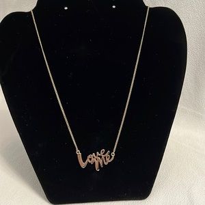 “Love Me” Gold Plated Necklace